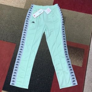 Kappa Pants (Green/Silver)